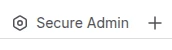 Secure Admin Cloud - Space Menu Item